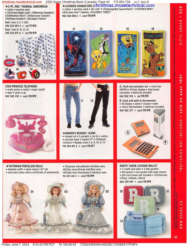 2004 Sears Christmas Book (Canada), Page 45