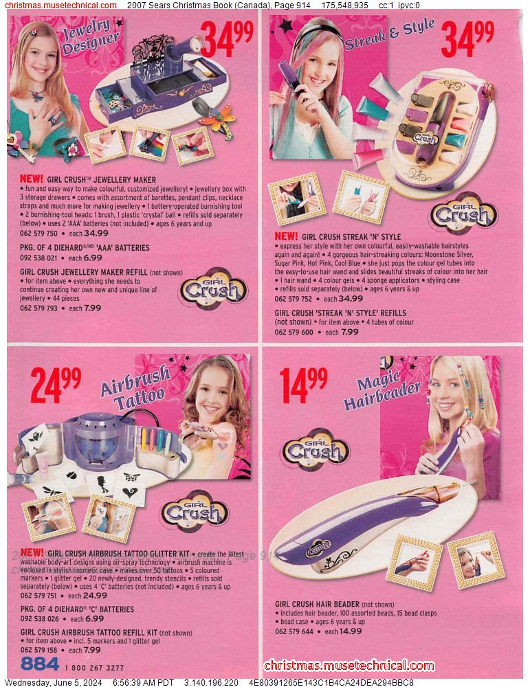 2007 Sears Christmas Book (Canada), Page 914
