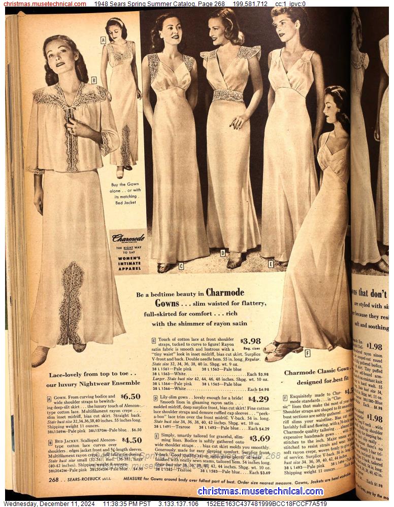 1948 Sears Spring Summer Catalog, Page 268