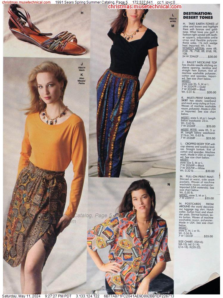 1991 Sears Spring Summer Catalog, Page 5
