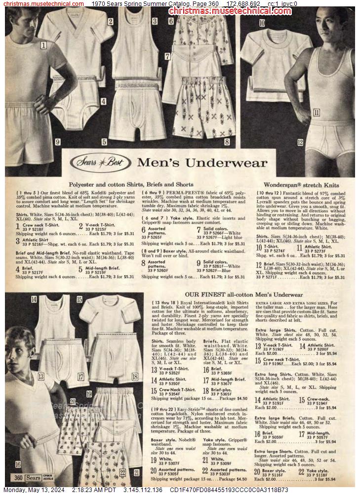 1970 Sears Spring Summer Catalog, Page 360
