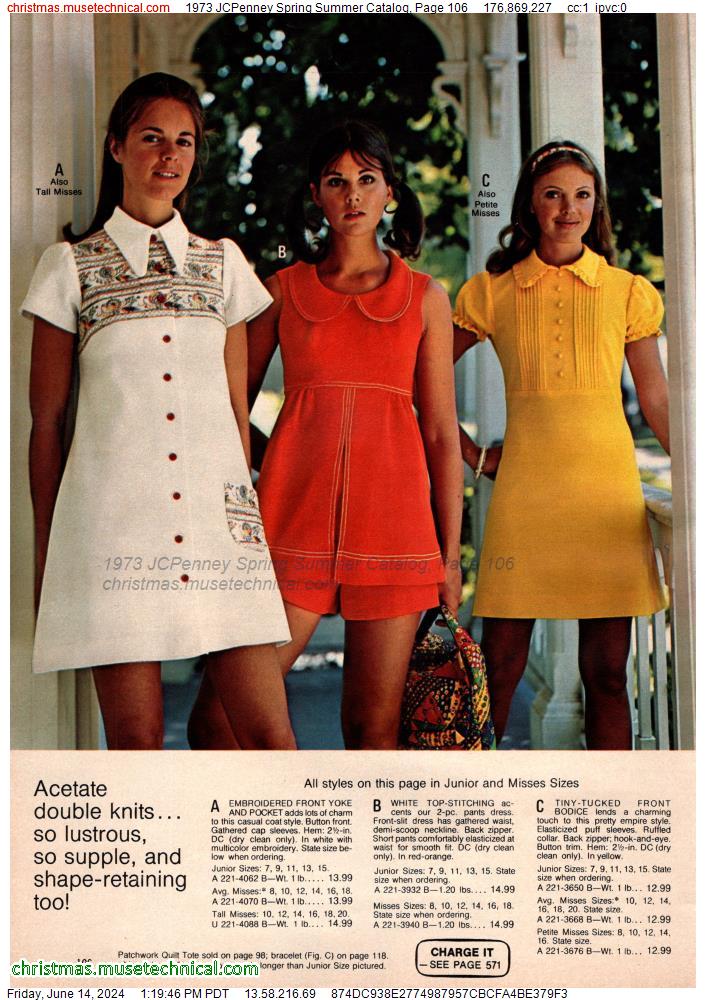 1973 JCPenney Spring Summer Catalog, Page 106
