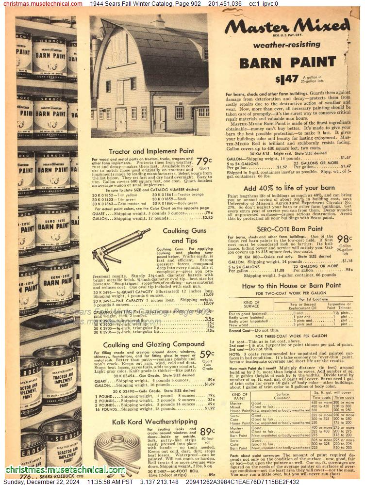 1944 Sears Fall Winter Catalog, Page 902