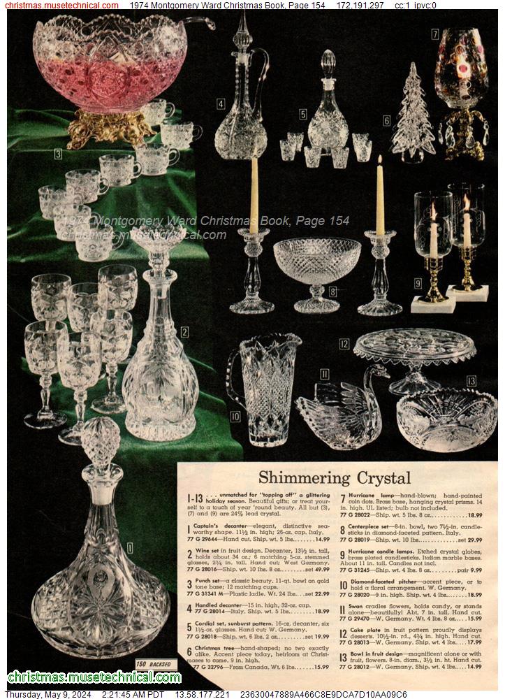 1974 Montgomery Ward Christmas Book, Page 154