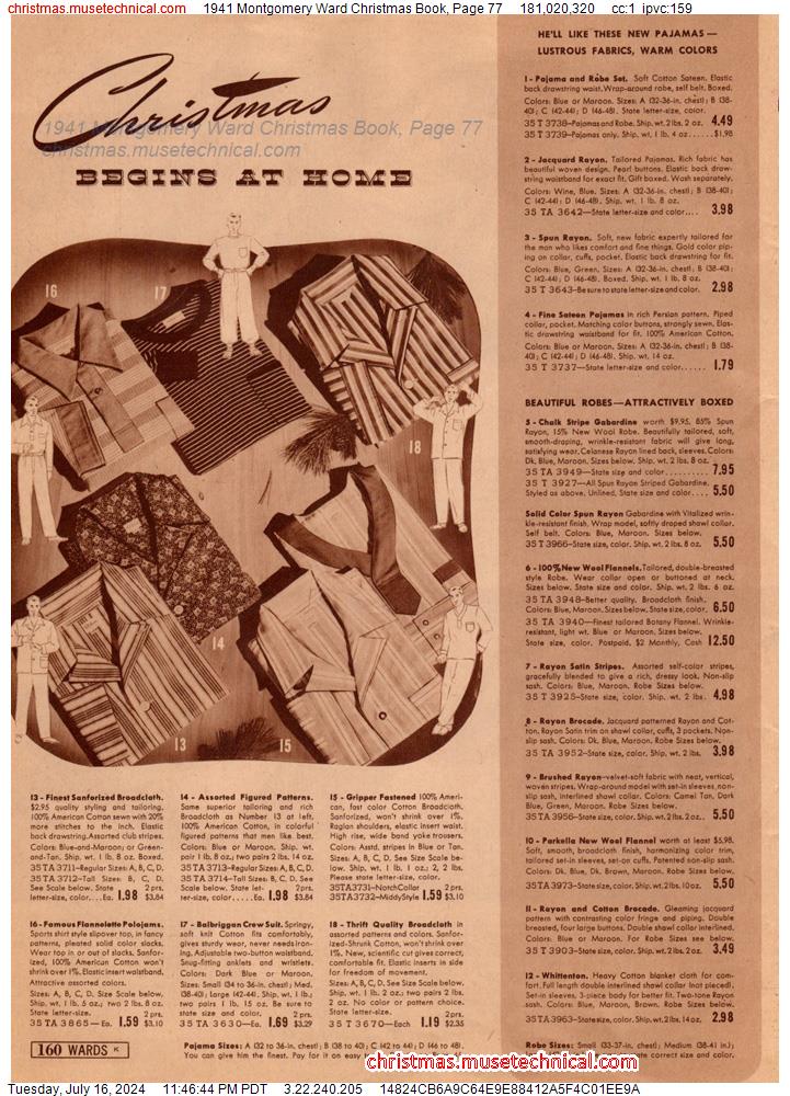 1941 Montgomery Ward Christmas Book, Page 77