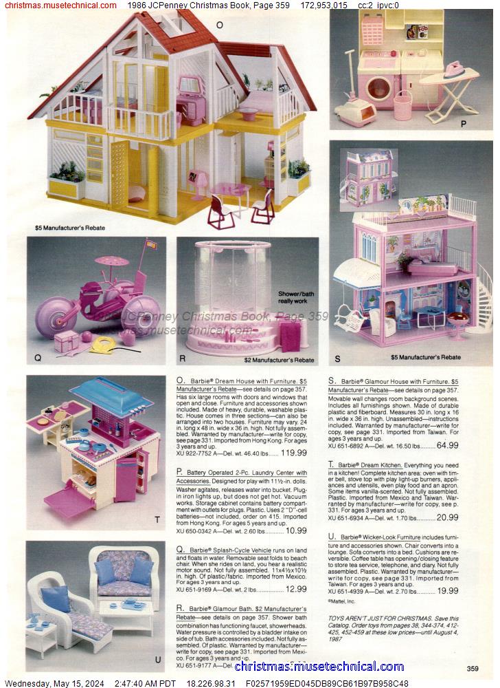 1986 JCPenney Christmas Book, Page 359