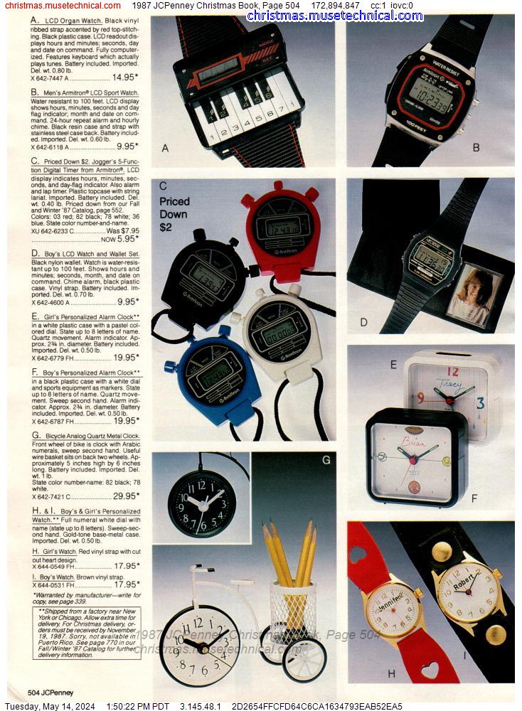 1987 JCPenney Christmas Book, Page 504