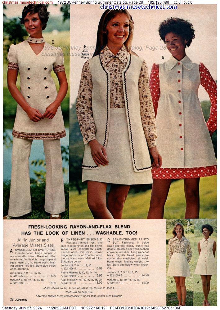 1972 JCPenney Spring Summer Catalog, Page 28