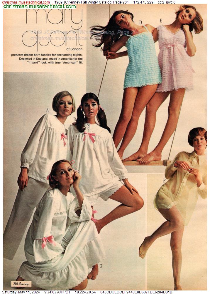 1969 JCPenney Fall Winter Catalog, Page 204