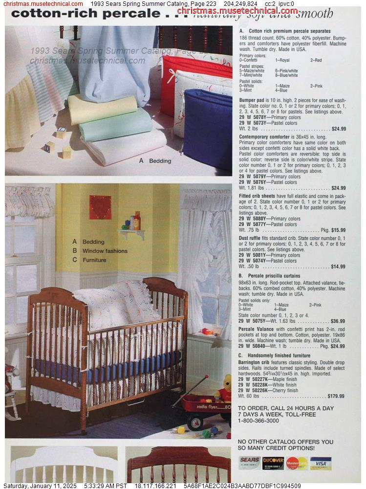 1993 Sears Spring Summer Catalog, Page 223