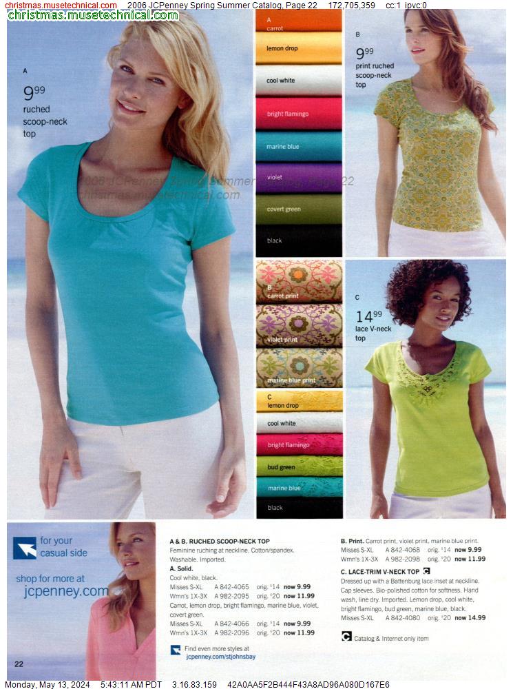 2006 JCPenney Spring Summer Catalog, Page 22