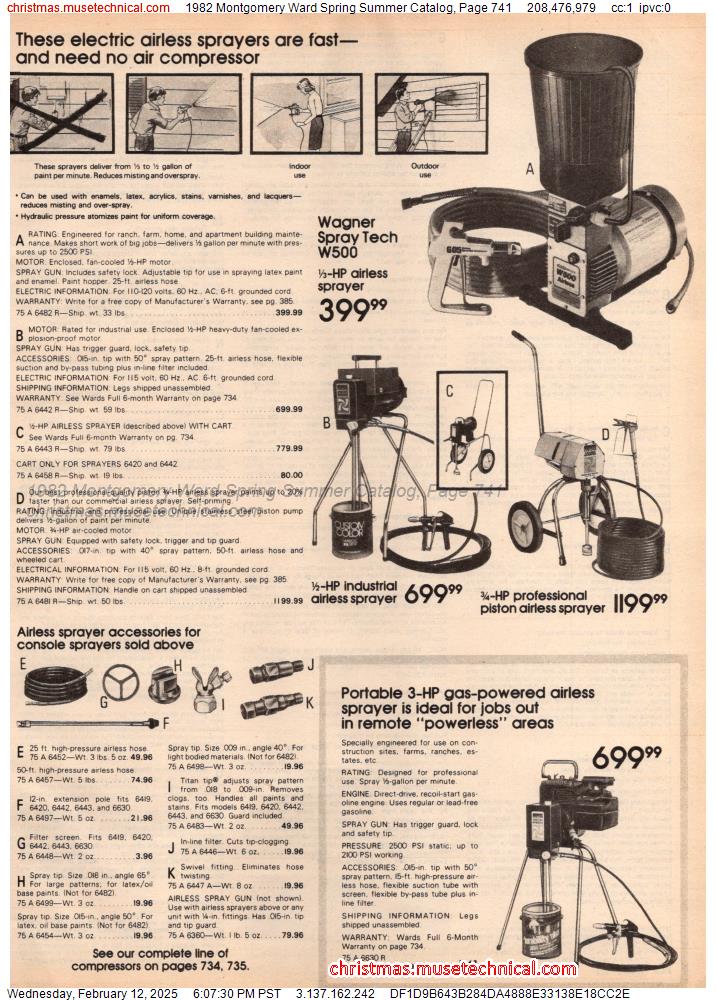 1982 Montgomery Ward Spring Summer Catalog, Page 741