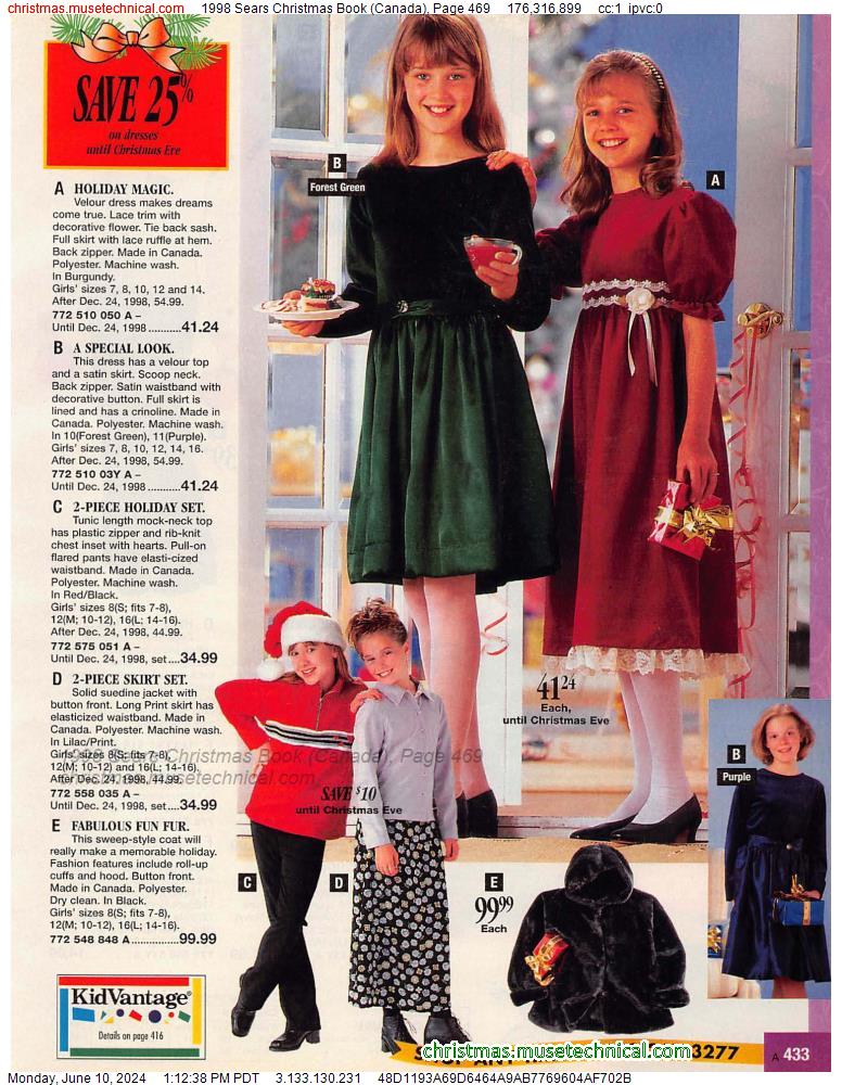 1998 Sears Christmas Book (Canada), Page 469