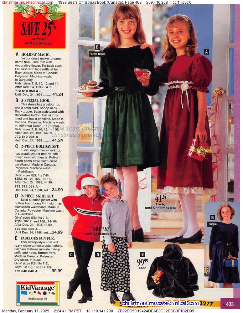 1998 Sears Christmas Book (Canada), Page 469