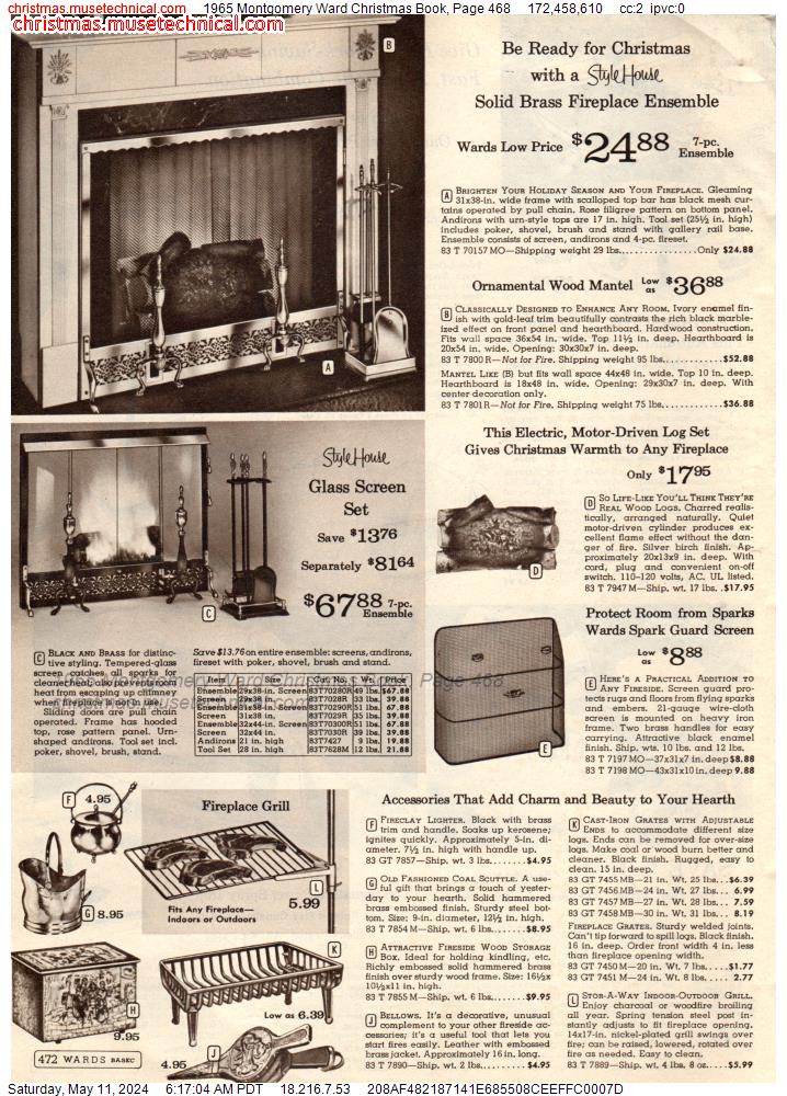 1965 Montgomery Ward Christmas Book, Page 468