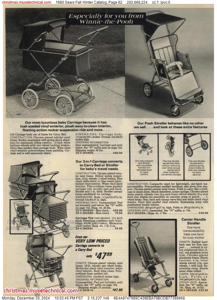 1980 Sears Fall Winter Catalog, Page 62