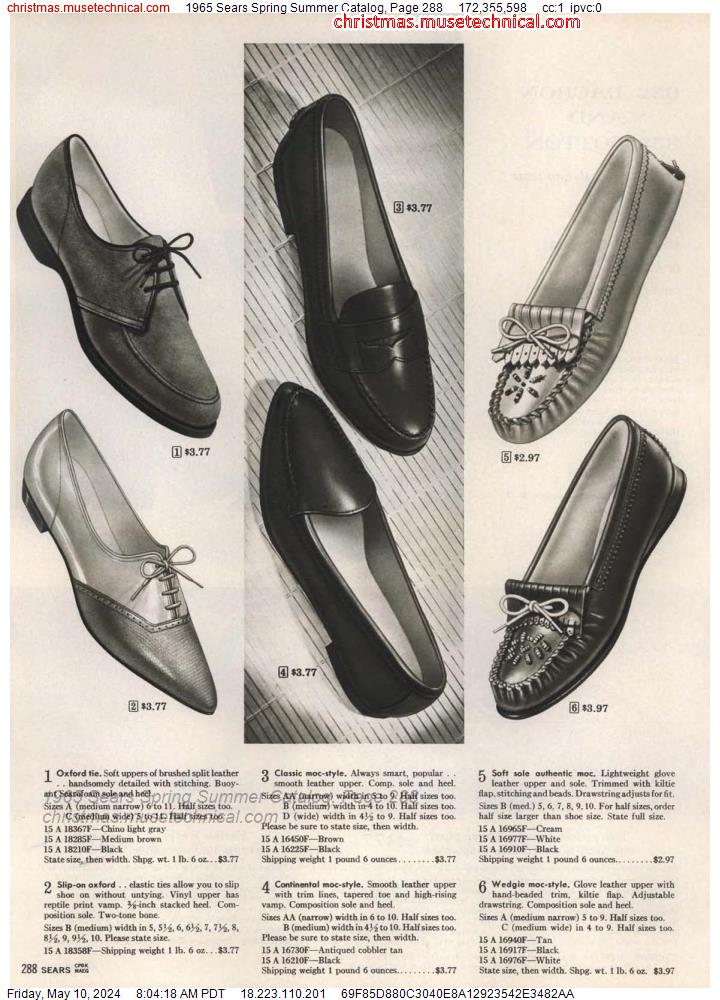 1965 Sears Spring Summer Catalog, Page 288