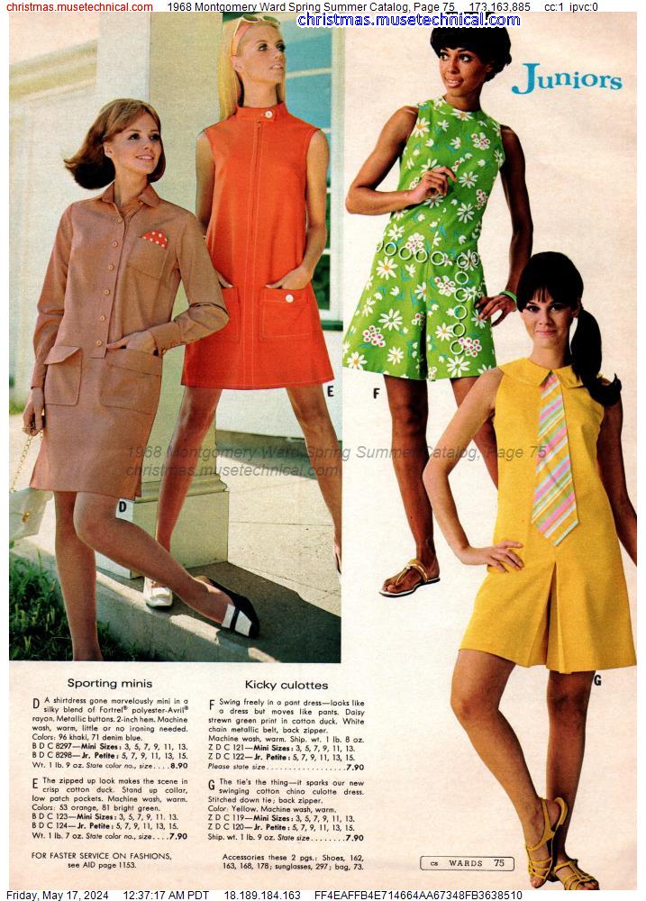 1968 Montgomery Ward Spring Summer Catalog, Page 75