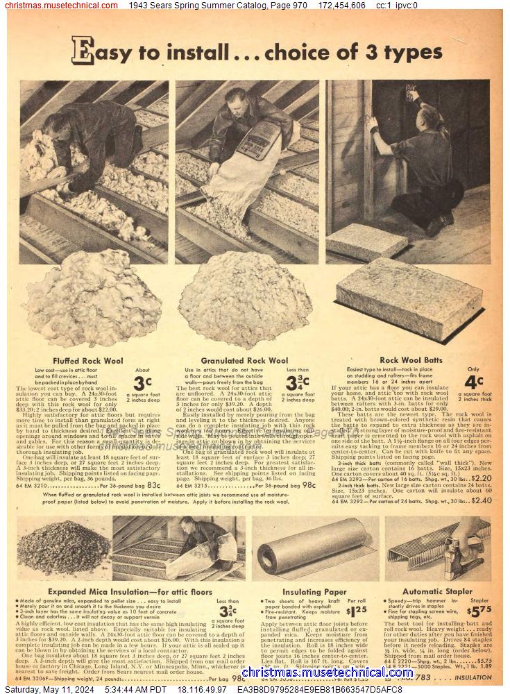 1943 Sears Spring Summer Catalog, Page 970