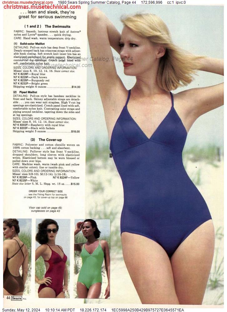1980 Sears Spring Summer Catalog, Page 44