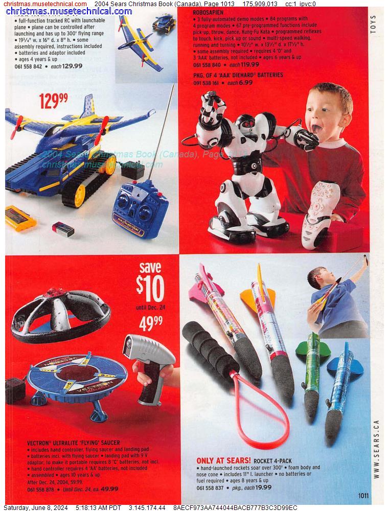 2004 Sears Christmas Book (Canada), Page 1013