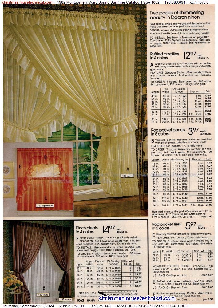 1982 Montgomery Ward Spring Summer Catalog, Page 1062