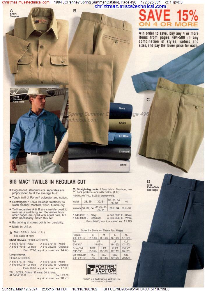 1994 JCPenney Spring Summer Catalog, Page 496