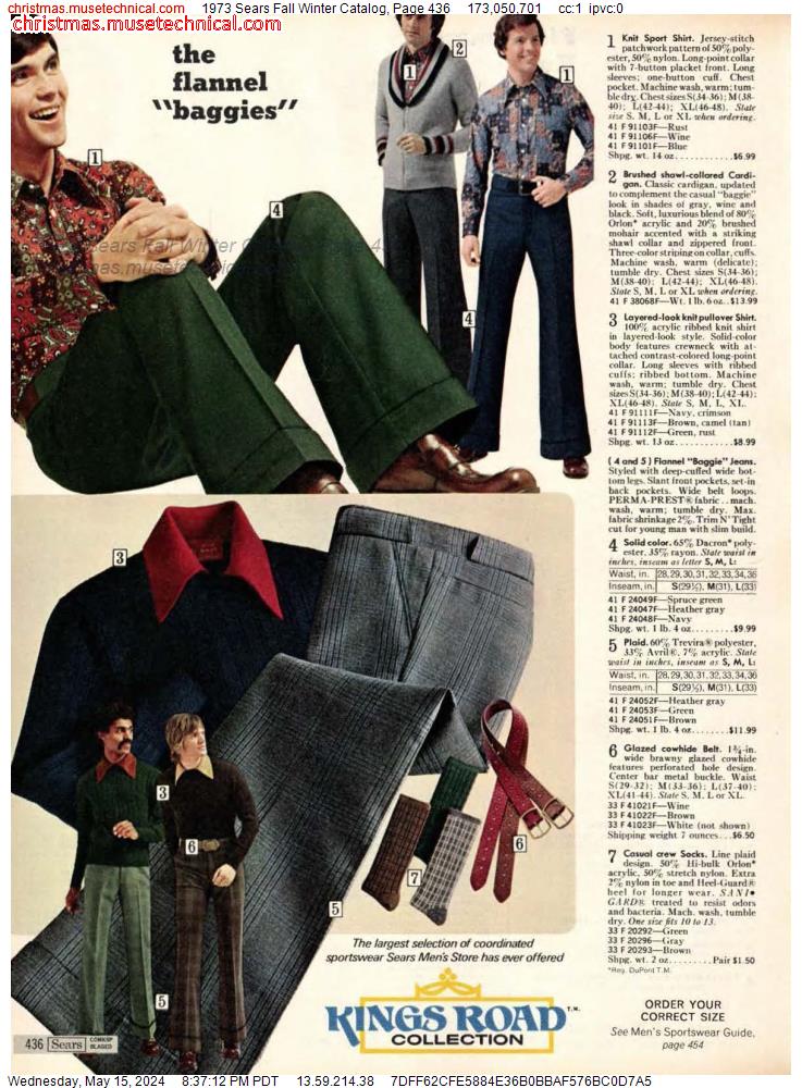 1973 Sears Fall Winter Catalog, Page 436