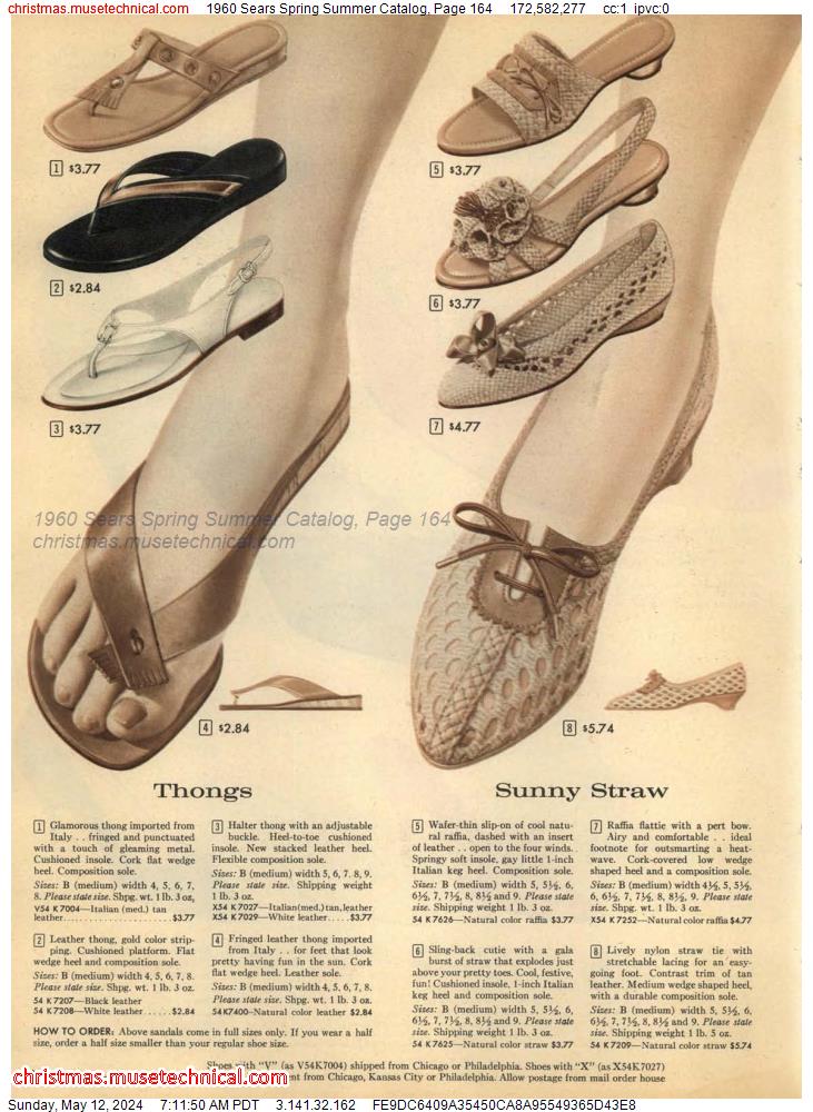 1960 Sears Spring Summer Catalog, Page 164