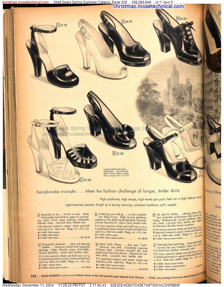 1948 Sears Spring Summer Catalog, Page 328