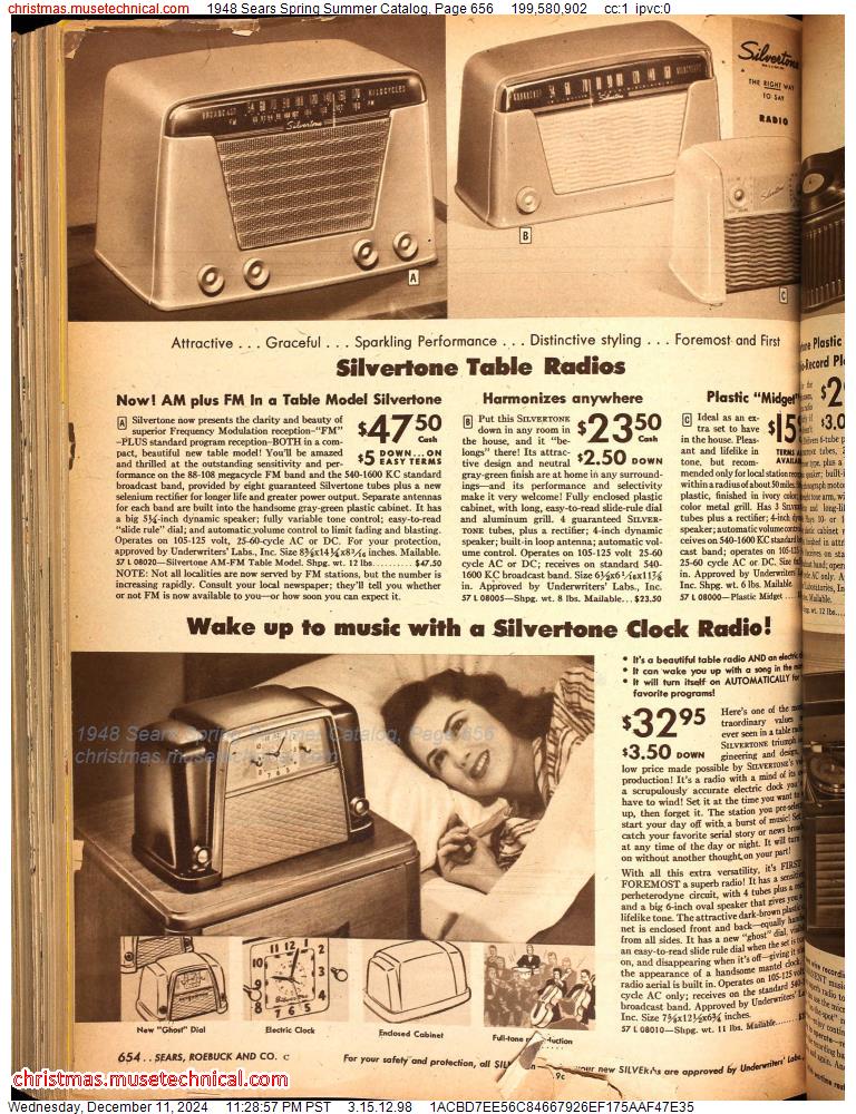 1948 Sears Spring Summer Catalog, Page 656