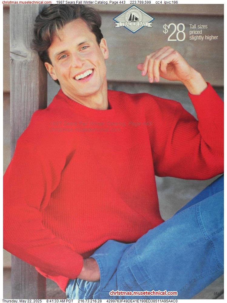 1987 Sears Fall Winter Catalog, Page 443