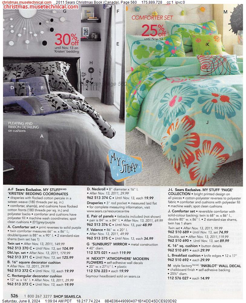2011 Sears Christmas Book (Canada), Page 560