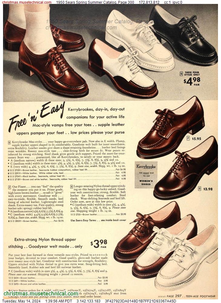1950 Sears Spring Summer Catalog, Page 300