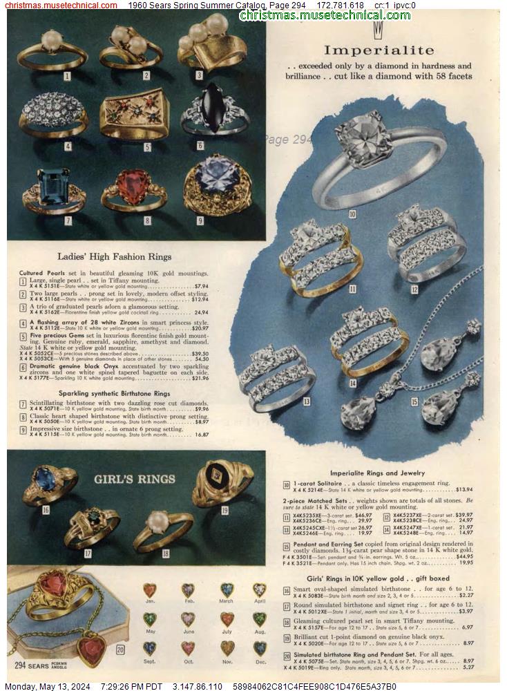 1960 Sears Spring Summer Catalog, Page 294