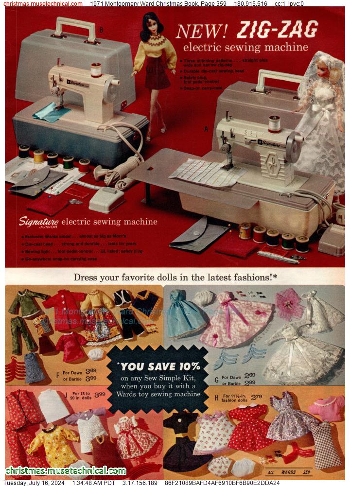 1971 Montgomery Ward Christmas Book, Page 359