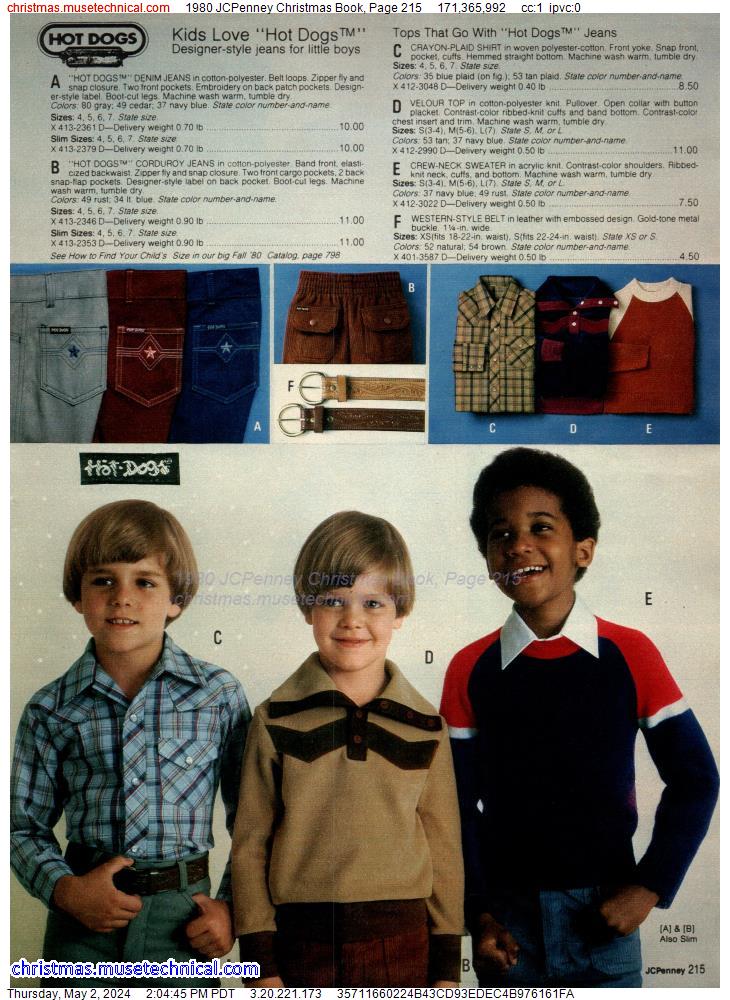 1980 JCPenney Christmas Book, Page 215