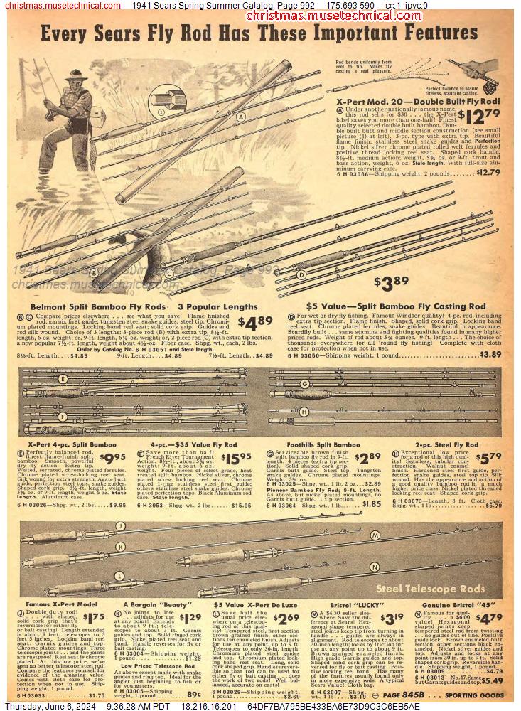 1941 Sears Spring Summer Catalog, Page 992