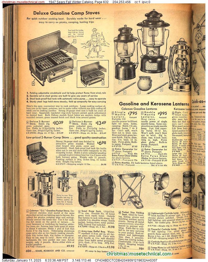 1947 Sears Fall Winter Catalog, Page 632