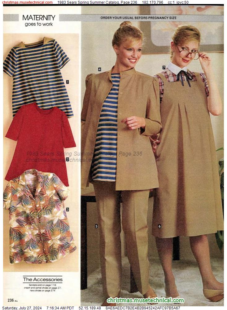 1983 Sears Spring Summer Catalog, Page 236