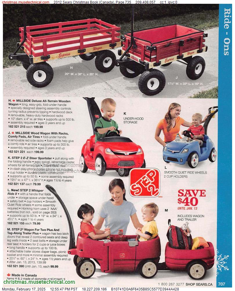 2012 Sears Christmas Book (Canada), Page 735