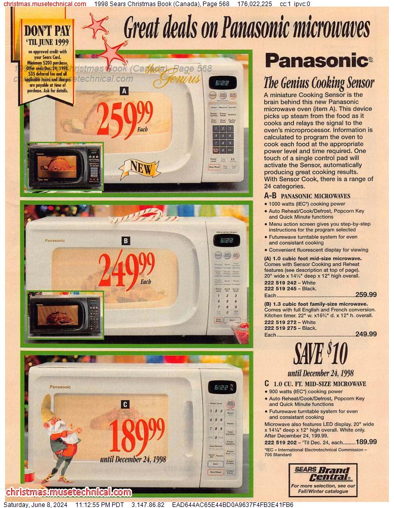 1998 Sears Christmas Book (Canada), Page 568