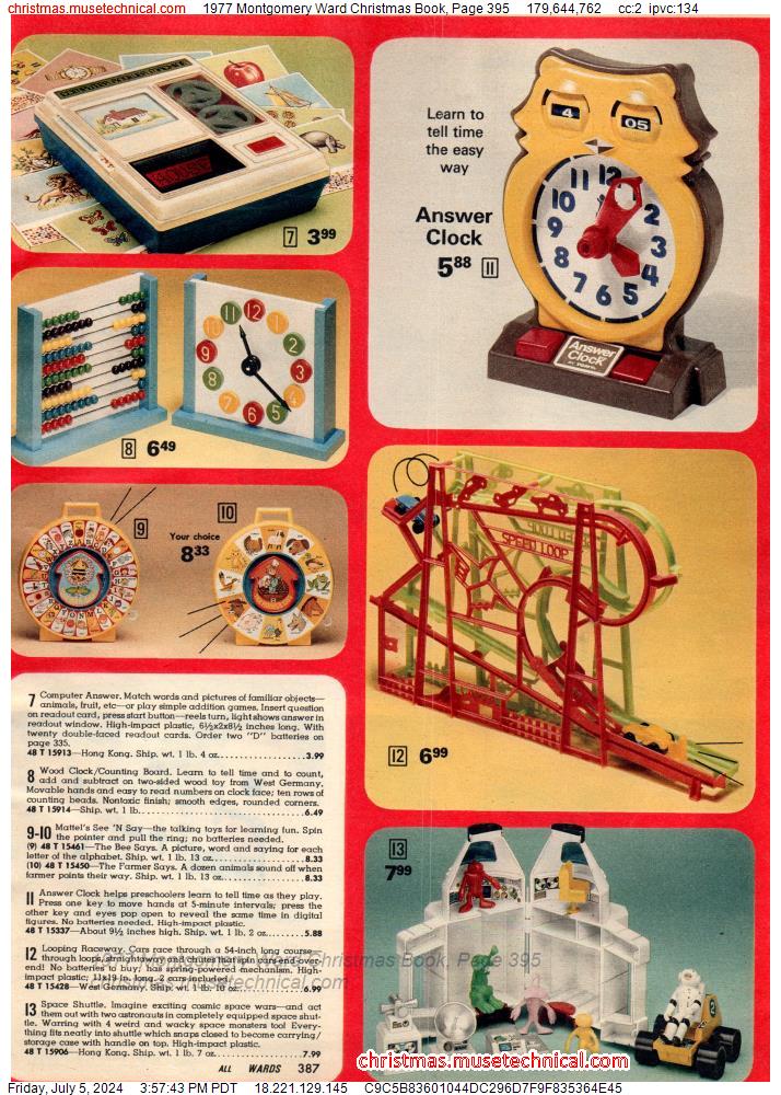 1977 Montgomery Ward Christmas Book, Page 395