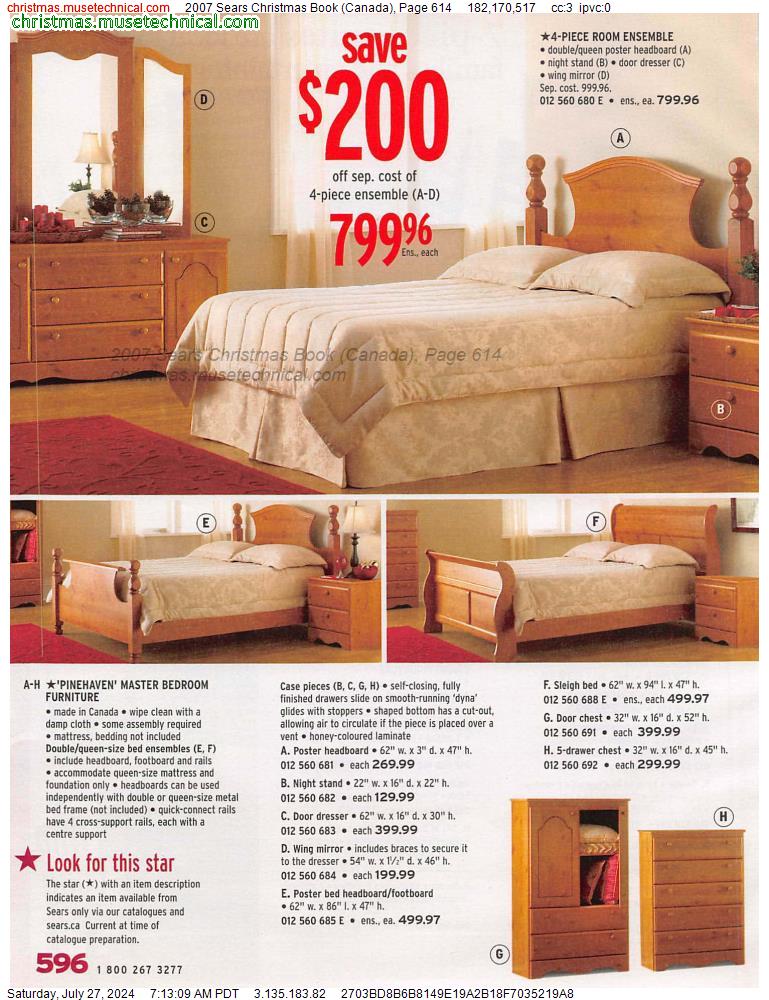 2007 Sears Christmas Book (Canada), Page 614