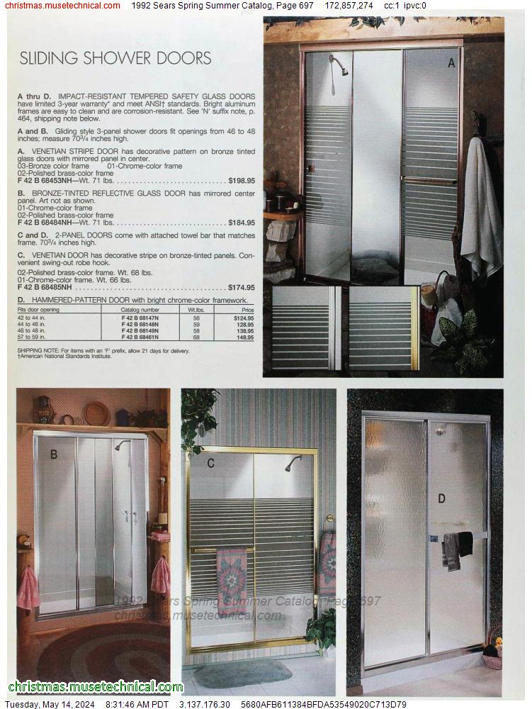 1992 Sears Spring Summer Catalog, Page 697