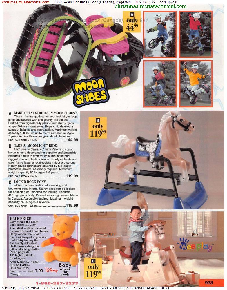 2002 Sears Christmas Book (Canada), Page 941
