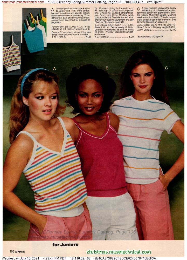 1982 JCPenney Spring Summer Catalog, Page 106