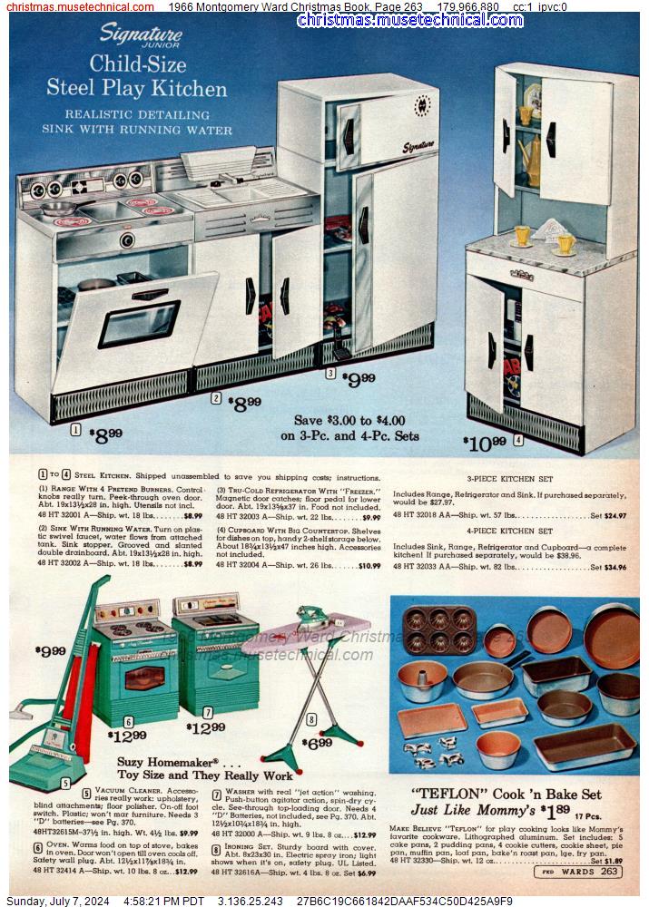 1966 Montgomery Ward Christmas Book, Page 263