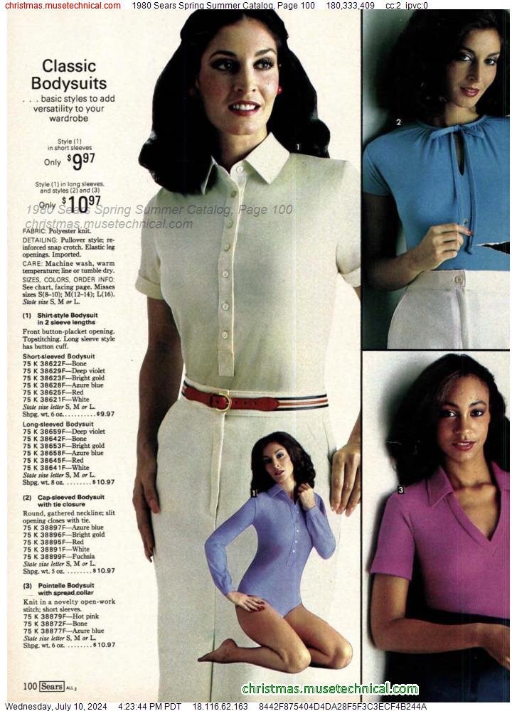 1980 Sears Spring Summer Catalog, Page 100