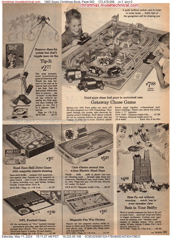 1965 Sears Christmas Book, Page 583